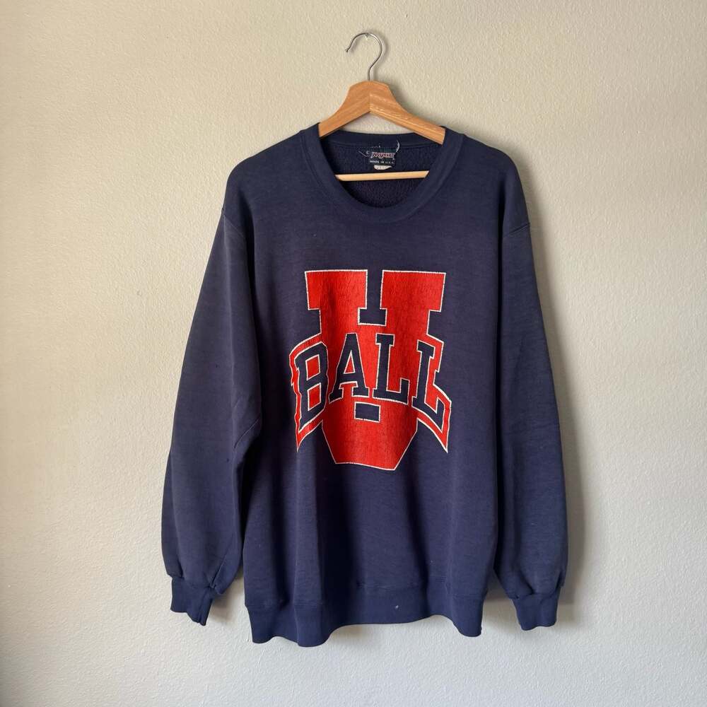 Vintage 90s Ball State University Jansport Crewneck Sweatshirt XXL USA
